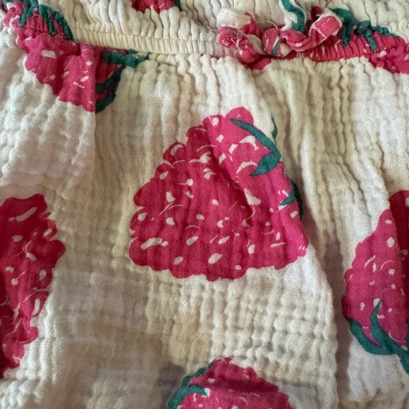 Jessica Simpson - 6-9 Month Pink and White Baby One Piece - Picture 3 of 4